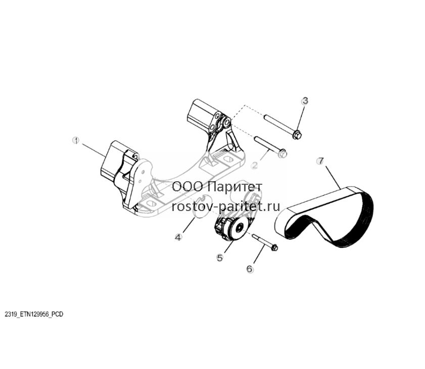 2319 Привод вентилятора на двигателе - ST805261 1072.jpg